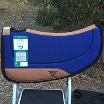 Load image into Gallery viewer, Round (Barrel) Contoured Ranch Pad