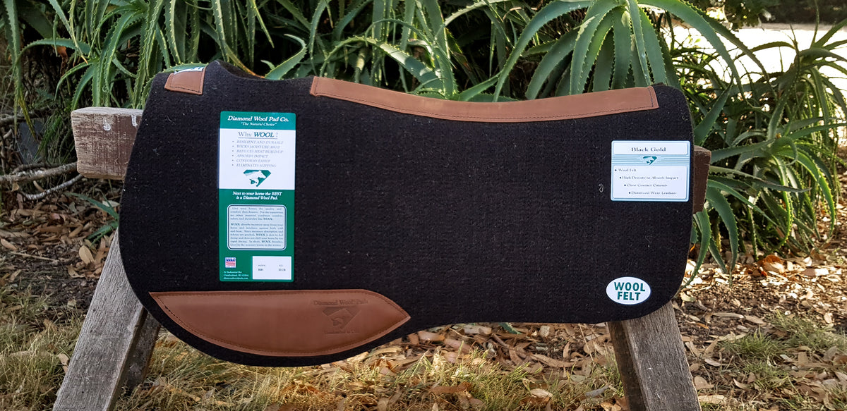 Black Gold Performance Endurance Square Diamond Wool Pad Co Aus